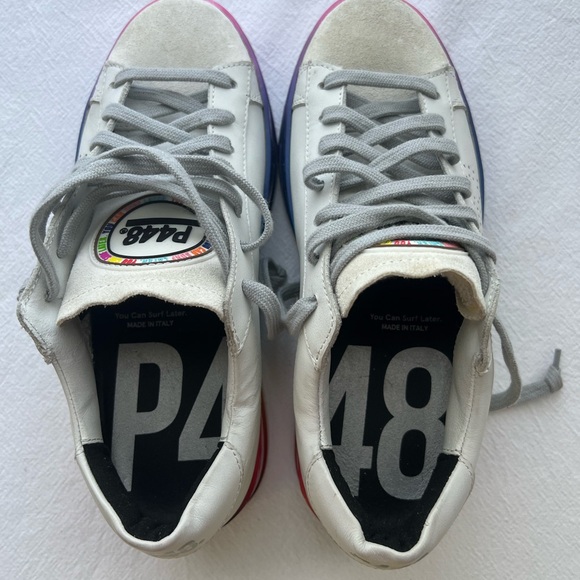 New P448 Jack Pride Capsule Sneaker Size 37 - Picture 4 of 11